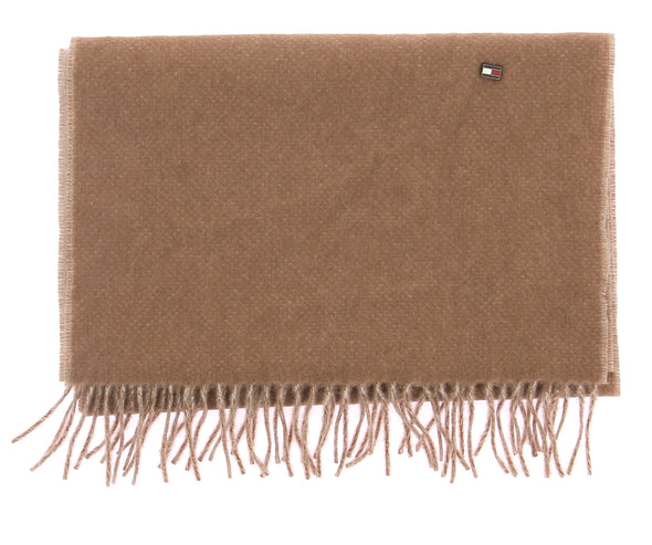 Écharpe beige marron