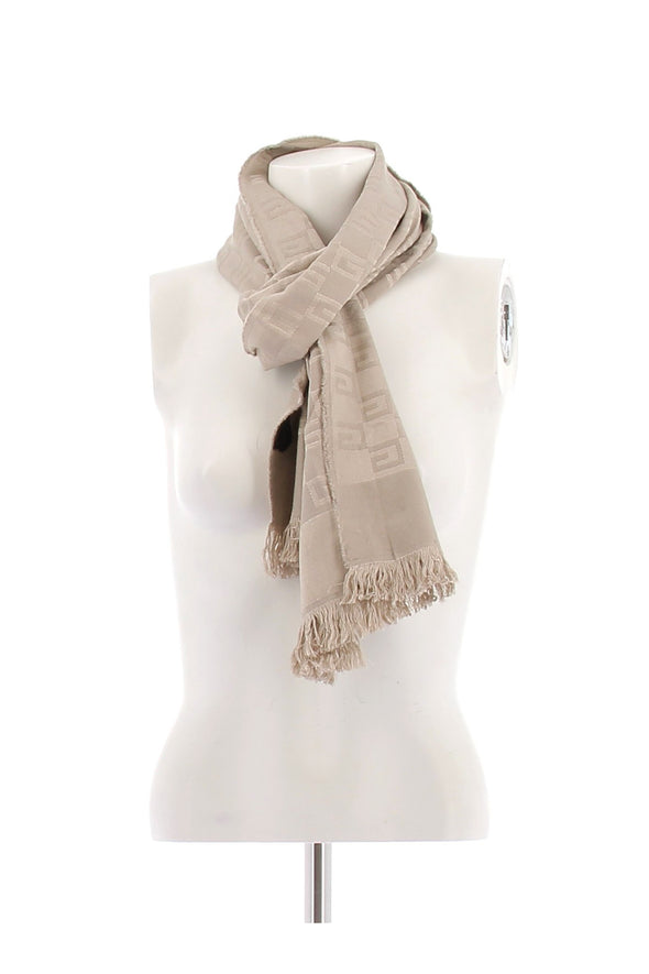Écharpe beige