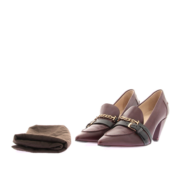 Escarpins en cuir