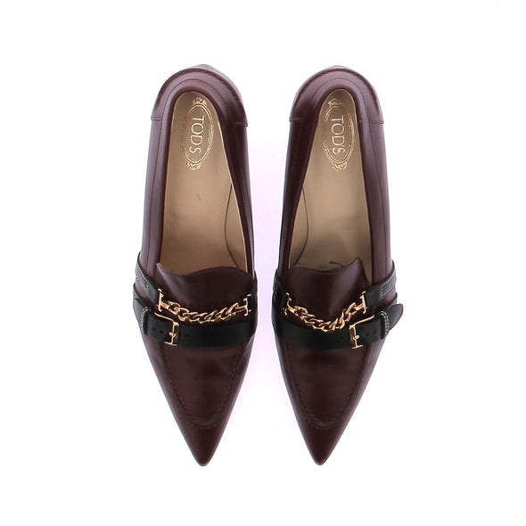 Escarpins en cuir