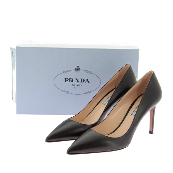 Escarpins en cuir noir