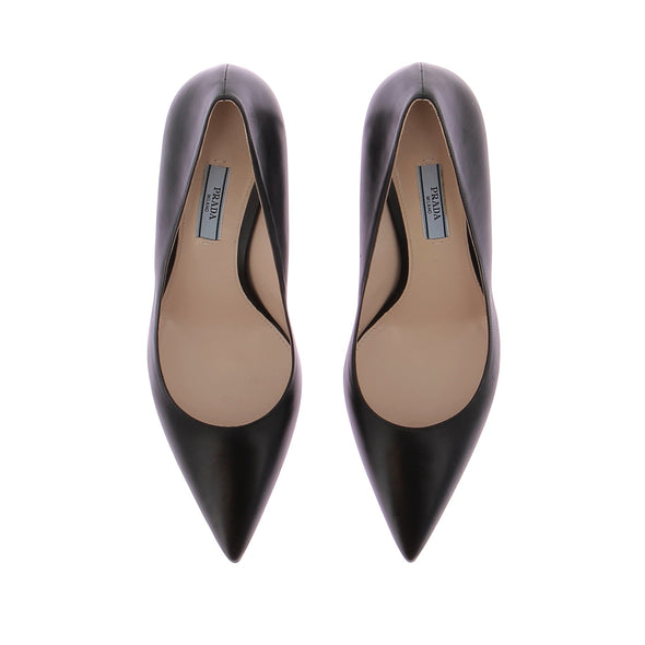 Escarpins en cuir noir