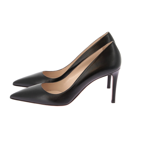 Escarpins en cuir noir