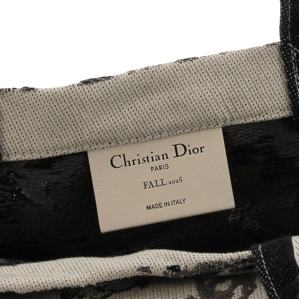 Tote bag en tissu noir et blanc