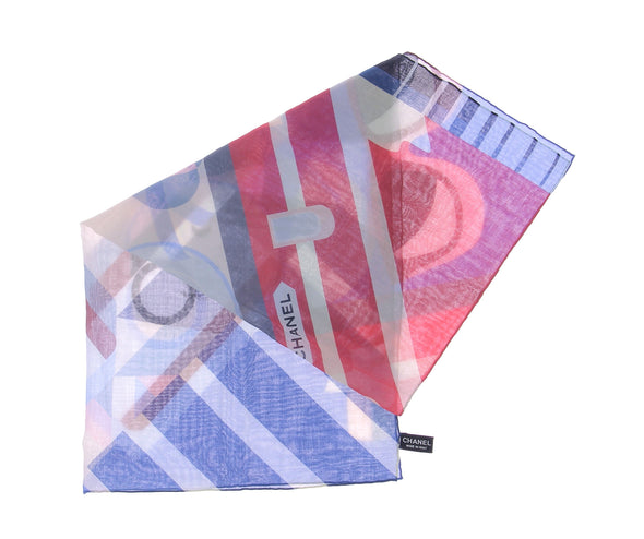 Foulard multicolore à motif