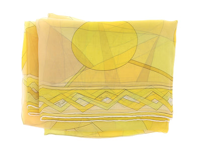 Foulard léger jaune