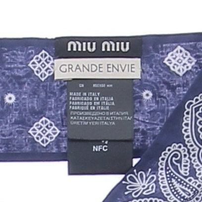 Twilly imprimé marine