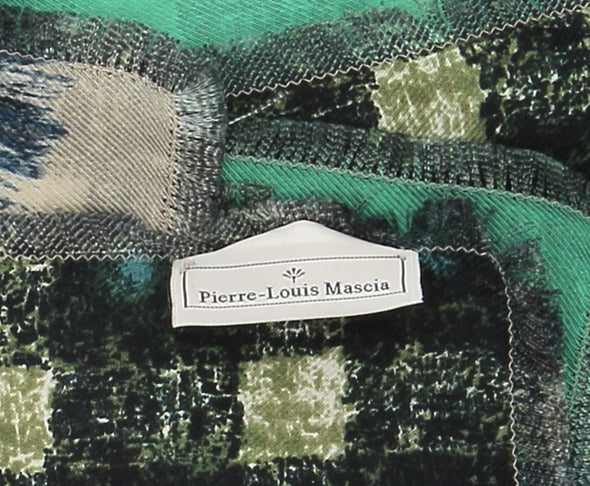 Foulard nuances de vert