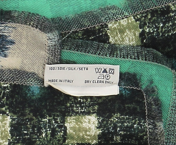 Foulard nuances de vert