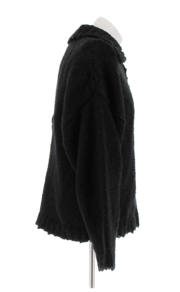 Cardigan oversize en laine