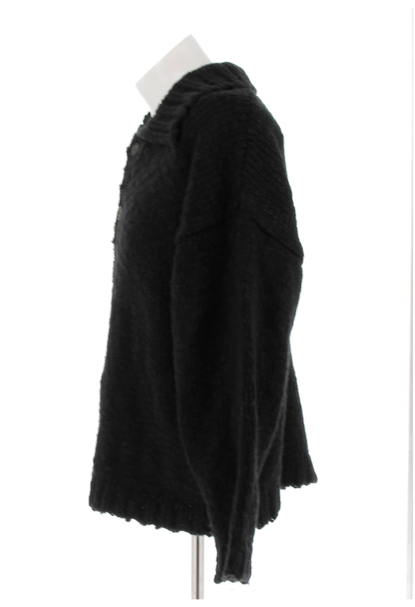 Cardigan oversize en laine