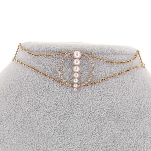 Collier en or jaune "Corne de Gazelle"