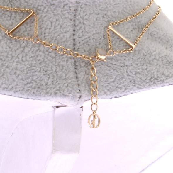 Collier en or jaune "Corne de Gazelle"