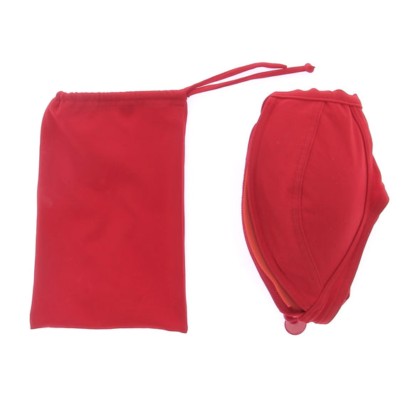 Haut de maillot de bain rouge