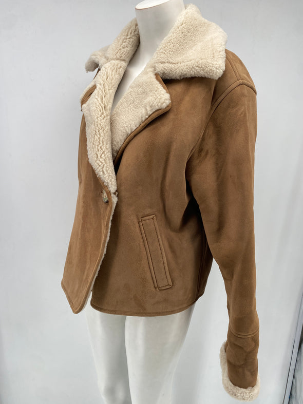 Veste peau lainée
