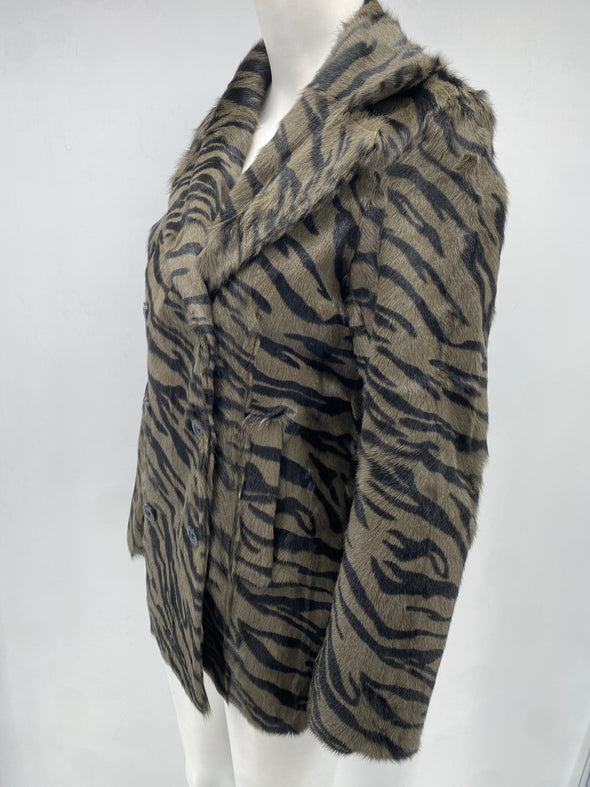 Veste en fourrure de chèvre