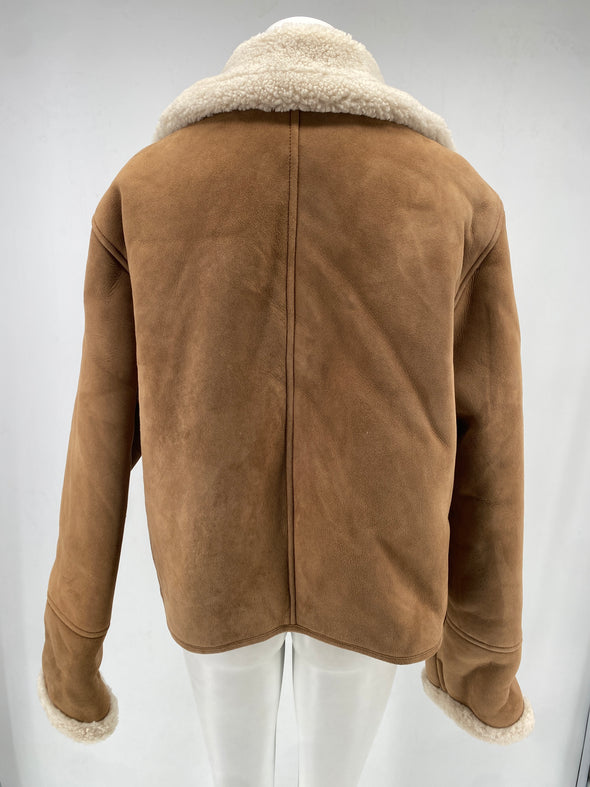 Veste peau lainée