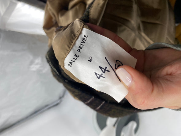 Manteau à carreaux