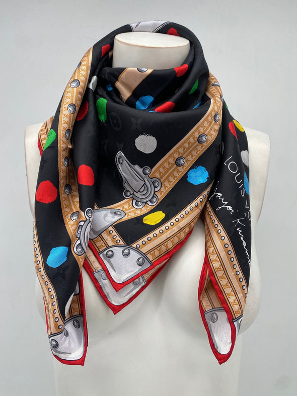 Châle en soie - Louis Vuitton x Yayoi Kusama