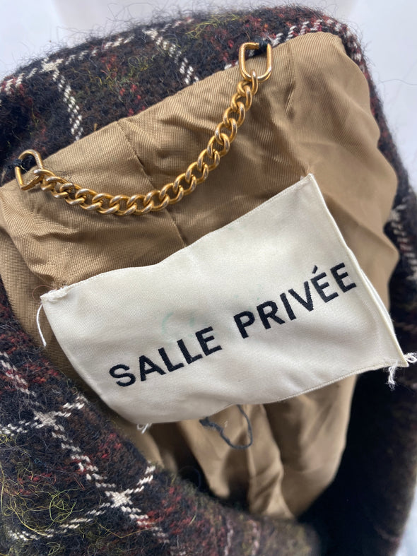 Manteau à carreaux