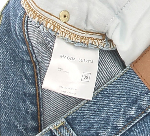 Longue jupe en jean bleu clair