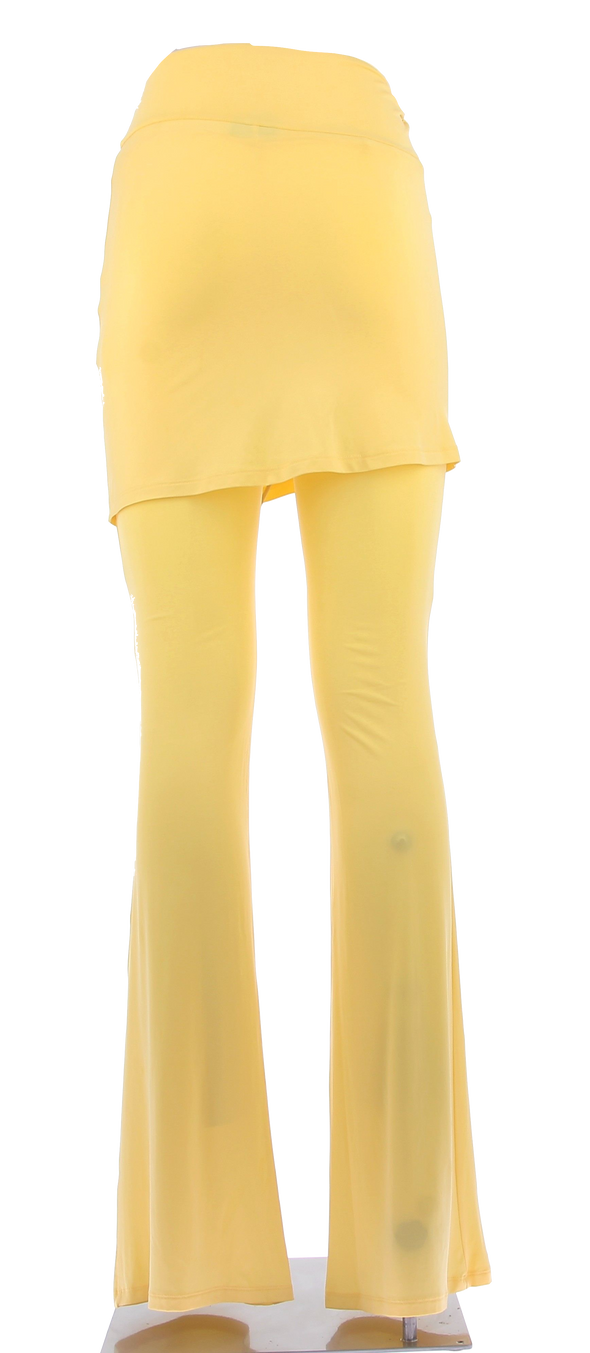 Pantalon jupe jaune "Espelho"