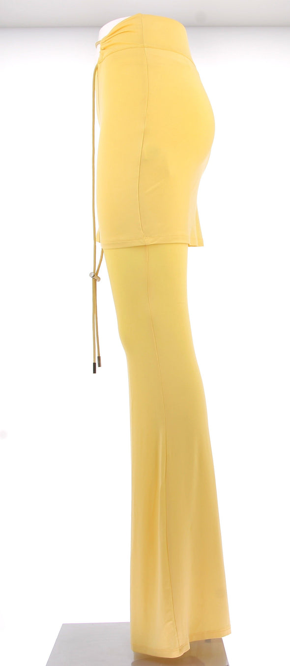 Pantalon jupe jaune "Espelho"