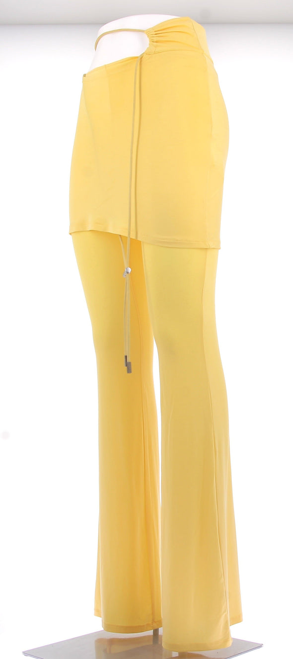 Pantalon jupe jaune "Espelho"