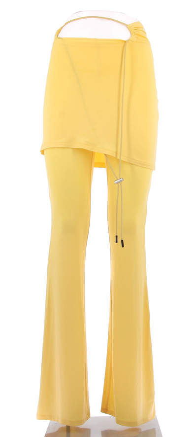 Pantalon jupe jaune "Espelho"