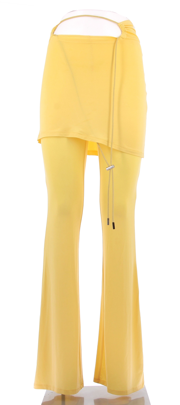 Pantalon jupe jaune "Espelho"