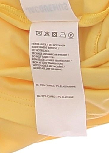 Pantalon jupe jaune "Espelho"