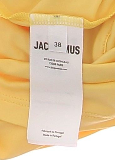 Pantalon jupe jaune "Espelho"