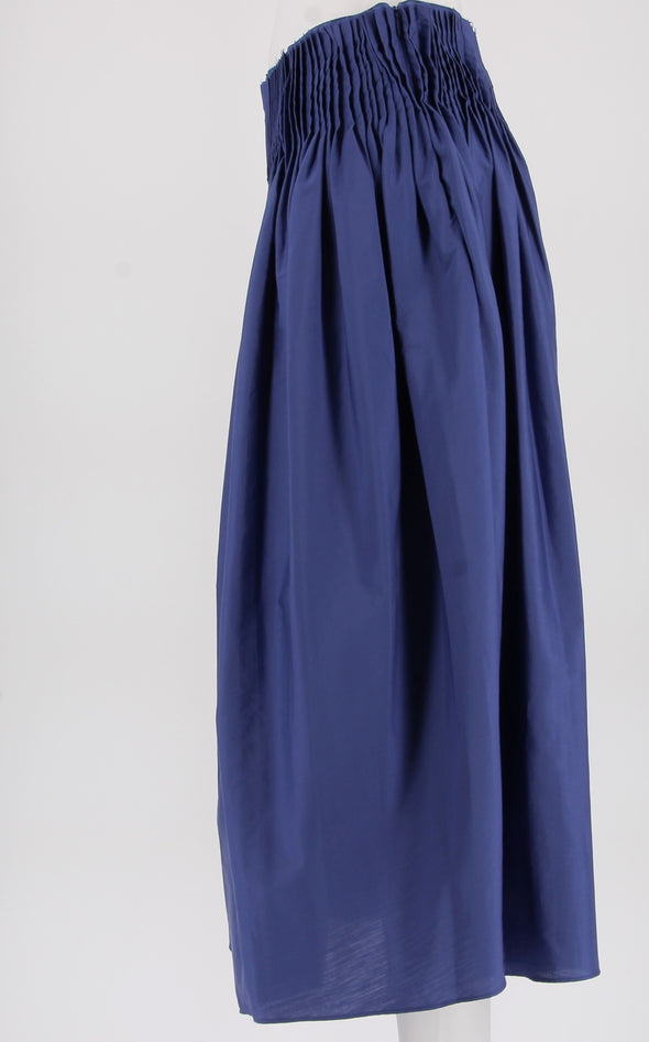 Jupe plissée bleue