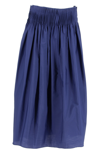 Jupe plissée bleue