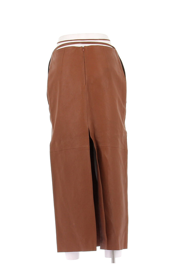 Jupe en cuir