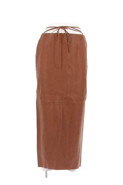 Jupe en cuir