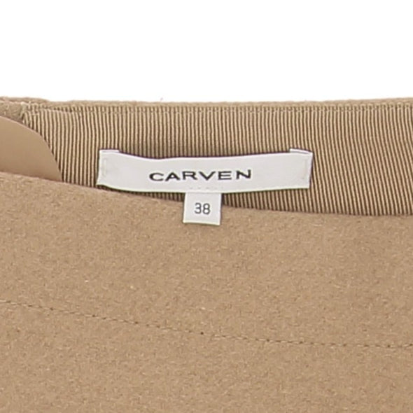 Jupe en laine taupe