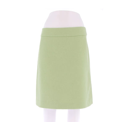 Jupe en laine verte