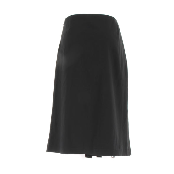 Jupe portefeuille noire