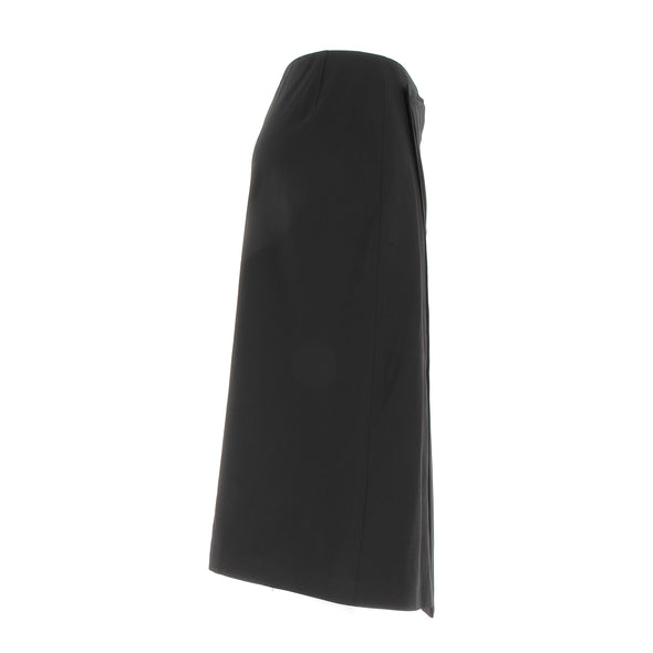 Jupe portefeuille noire