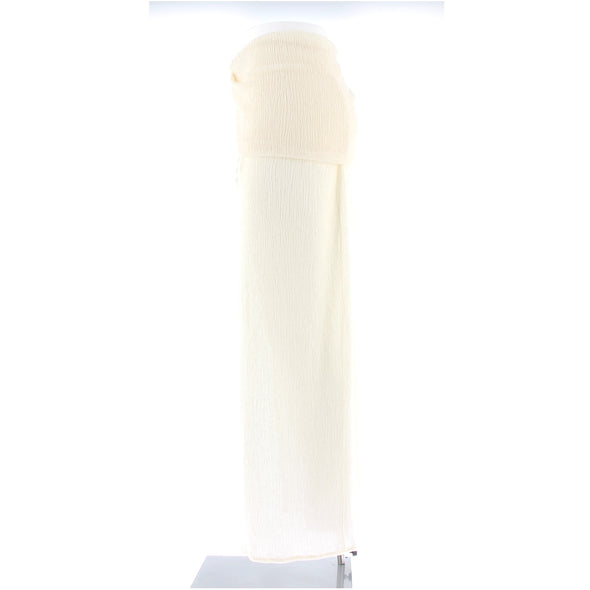 Jupe crème à perles