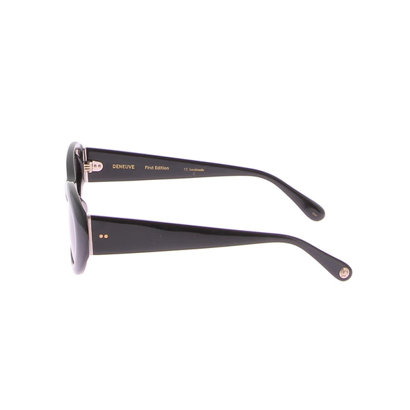 Lunettes noires rondes "Deneuve"