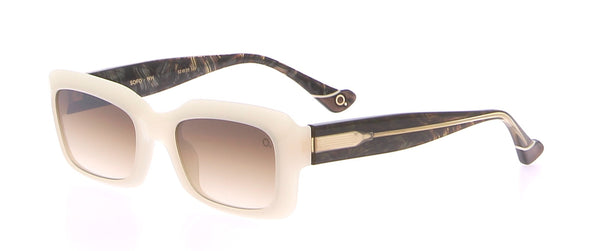 Lunettes de soleil blanches "SOFO"