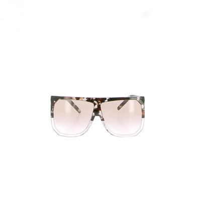 Lunettes de soleil oversize bicolore