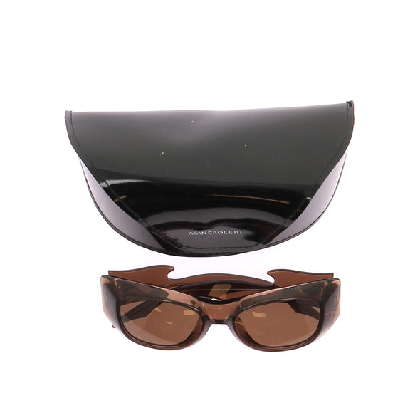 Lunettes de soleil "Shark" marrons