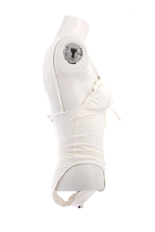 Maillot de bain une pièce blanc