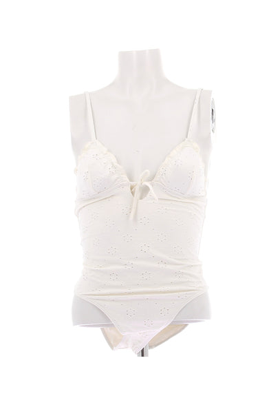 Maillot de bain une pièce blanc