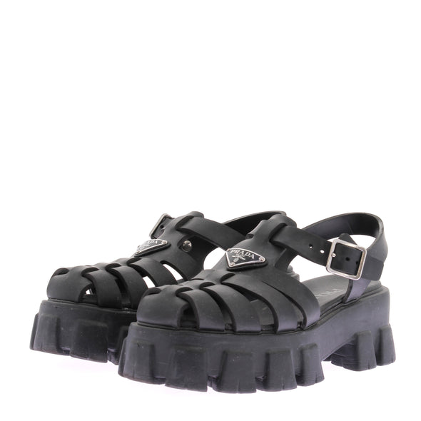 Sandales noires "Monolith"