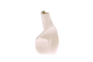 Mini vase beige texturé