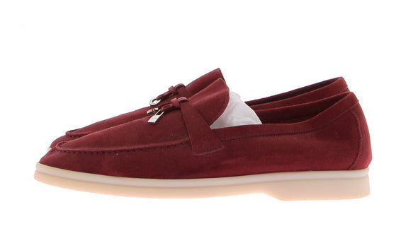 Mocassins bordeaux en daim "Summer Charm Walk"